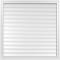 Ekena Millwork Vertical Surface Mount PVC Gable Vent: Functional, w/ 2"W x 2"P Brickmould Sill Frame, 42"W x 42"H GVPVE42X4203SF - alternate 1